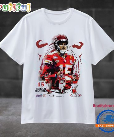Patrick Mahomes 15 Kansas City Chiefs Football Player T Shirt