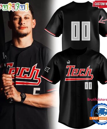Patrick Mahomes X Texas Tech Red Raiders Baseball Special 2025 Jersey Shirt