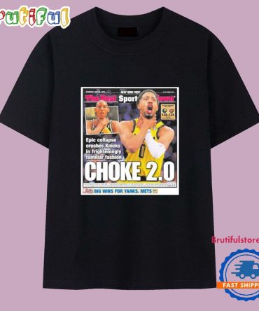 Paul Pierce Wearing New York Post Choke 2.0 T Shirt