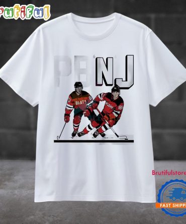 Pb N J Jack Hughes And Jesper Bratt New Jersey Devils New T Shirt