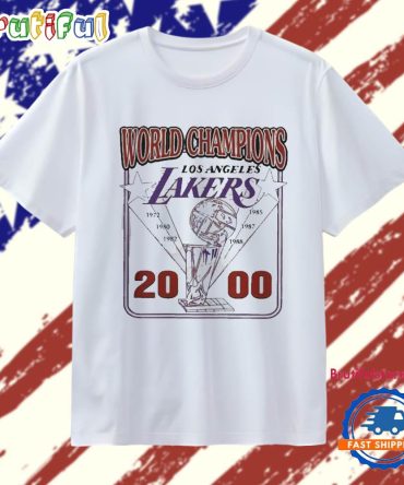 Pedro Pascal World Champions Lakers 2000 T Shirt