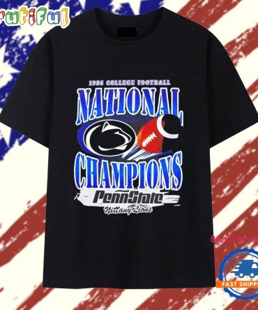 Penn State Nittany Lions 1986 College Football National Champions T Shirt