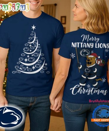 Penn State Nittany Lions 2025 Ncaa Merry Christmas Unisex 3D Shirt