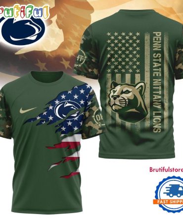 Penn State Nittany Lions 2025 Ncaa Veteran Limited 3D Shirt