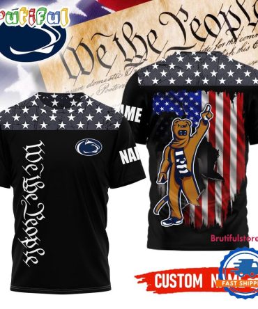Penn State Nittany Lions 2025 Ncaa We The People Limited Edition 3D Shirt