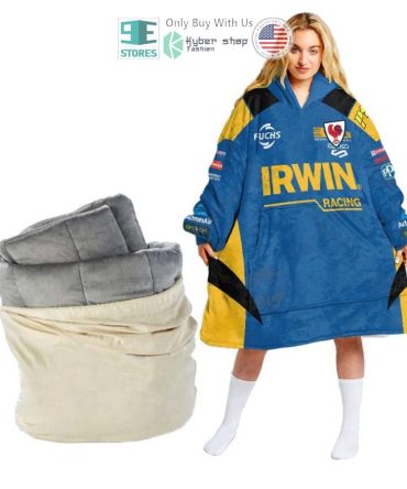 Best Personalized V8 Supercars Irwin Racing Mark Winterbottom Hooded Blanet Hoodie