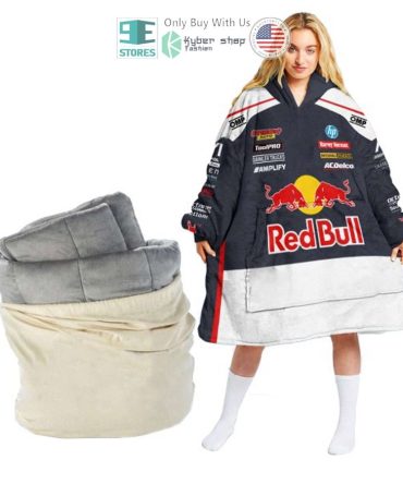 Best Personalized V8 Supercars Triple Eight Race Engineering Red Bull Ampol Racing Hooded Blanet Hoodie