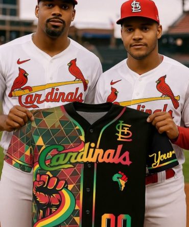 Vibrant St. Louis Cardinals Rasta Baseball Jersey - Unique Design & Bold Colors!