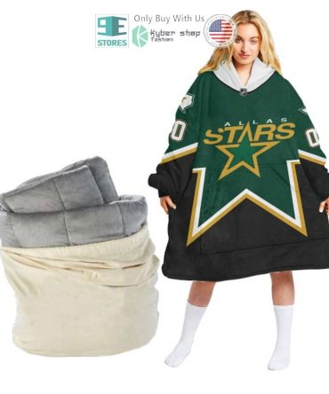 Best Personalized Dallas Stars Logo Hooded Blanet Hoodie