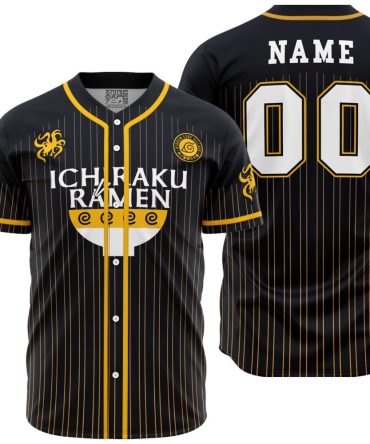 Personalized Ichiraku Ramen Shippuden Baseball Jersey