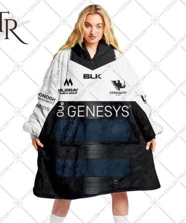 Personalized Irfu Connacht Rugby 2023 Away Jersey Style Oodie, Flanket, Blanket Hoodie, Snuggie