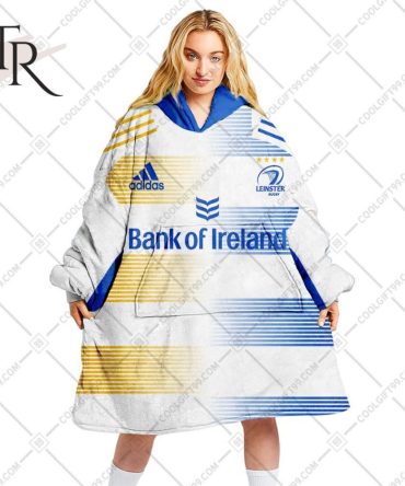 Personalized Irfu Leinster Rugby 2023 Away Jersey Style Oodie, Flanket, Blanket Hoodie, Snuggie
