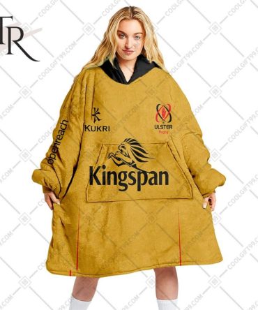 Personalized Irfu Ulster Rugby 2023 Away Jersey Style Oodie, Flanket, Blanket Hoodie, Snuggie