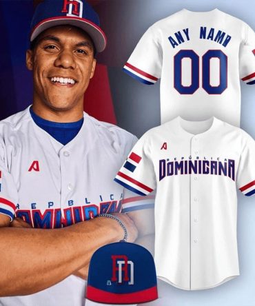 Custom Dominican Republic Baseball Jersey - Add Your Name & Number!