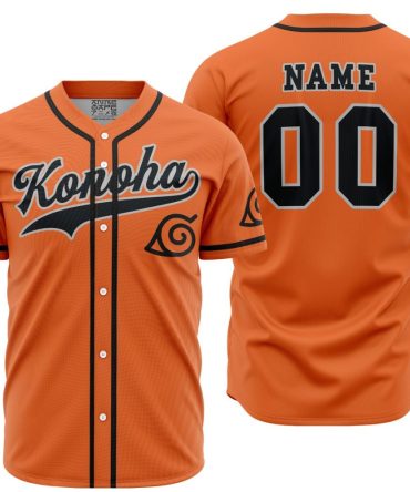 Personalized Konoha Shippuden Baseball Jersey