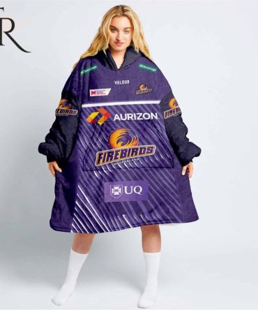 Personalized Netball Au Queensland Firebirds Oodie, Flanket, Blanket Hoodie, Snuggie