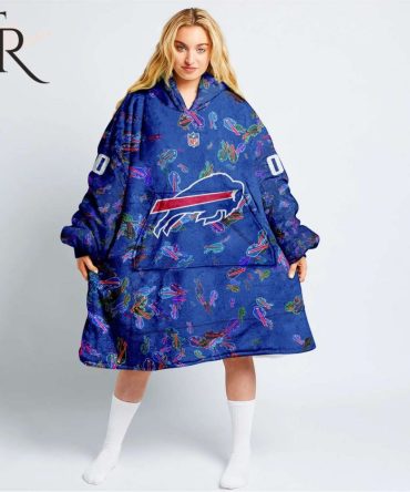 Personalized Nfl Buffalo Bills With A Bold And Dense Logo Design Hoodie Blanket