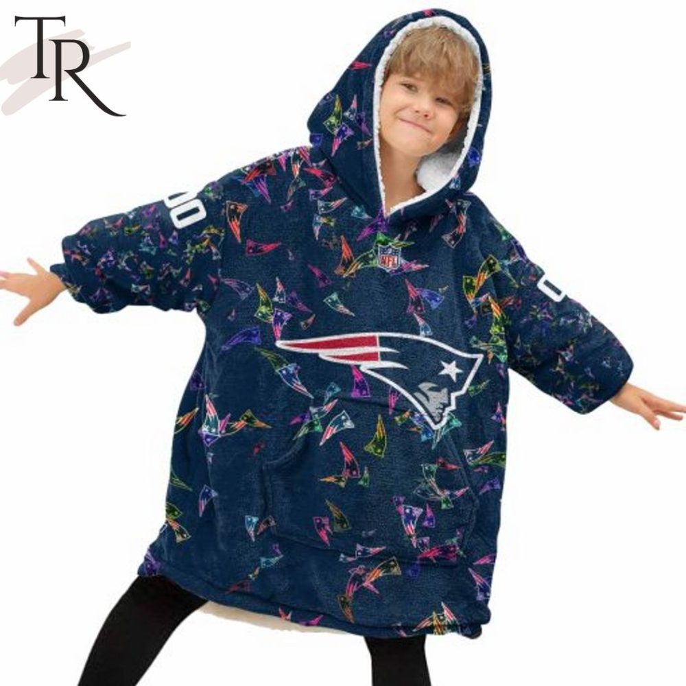Personalized Nfl New England Patriots With A Bold And Dense Logo Design Hoodie Blanket - Image 7