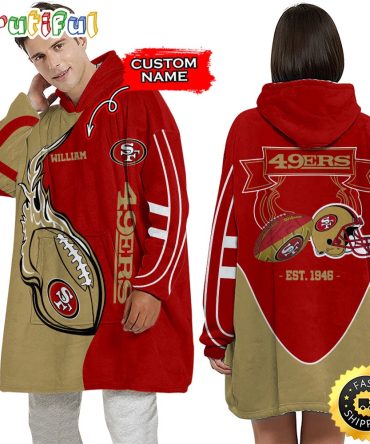 Personalized Nfl San Francisco 49Ers Blanket Hoodie Unisex Hoodie For Football Fans