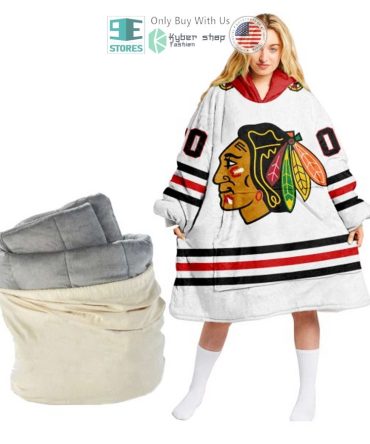 Best Personalized Chicago Blackhawks Logo Hooded Blanet Hoodie