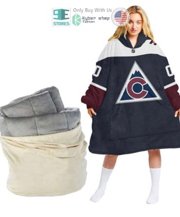 Best Personalized Colorado Avalanche Logo Hooded Blanet Hoodie