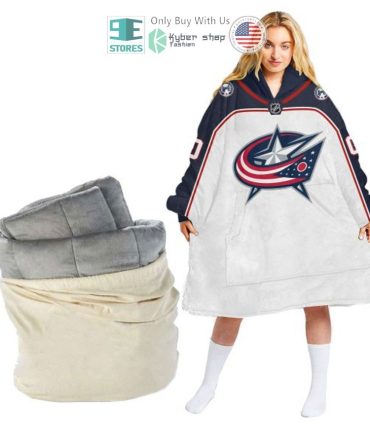 Best Personalized Columbus Blue White Blue Jacket Hooded Blanet Hoodie