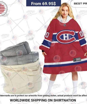 Best Custom Nhl Montreal Canadiens Blanket Hoodie