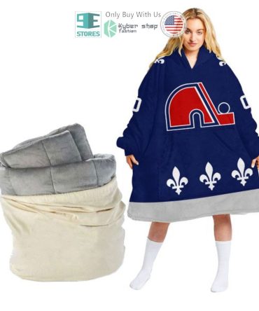 Best Personalized Quebec Nordiques Logo Hooded Blanet Hoodie