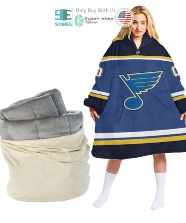 Best Personalized St. Louis Blues Logo Hooded Blanet Hoodie