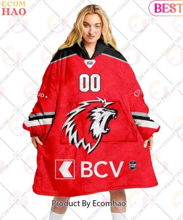 Personalized Nl Hockey Lausanne Hc Home Jersey Style Oodie, Flanket, Blanket Hoodie, Snuggie