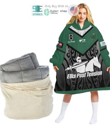 Best Personalized Nrl Maori All Stars Ellis Post Tension Hooded Blanet Hoodie