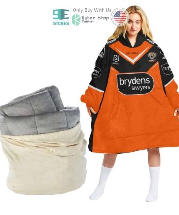 Best Personalized Nrl Wests Tigers Brydens Lawyers Hooded Blanet Hoodie