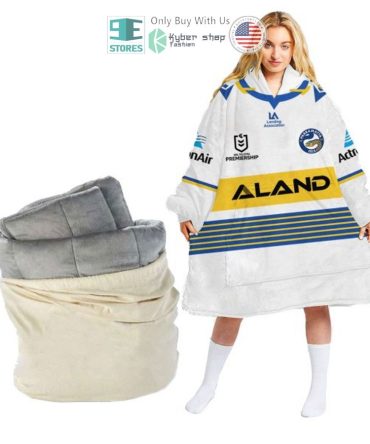 Best Personalized Parramatta Eels Aland Striped Hooded Blanet Hoodie