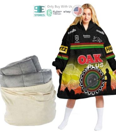 Best Personalized Penrith Panthers Tribal Hooded Blanet Hoodie