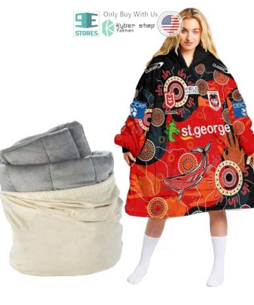 Best Personalized St. George Illawarra Dragons Hooded Blanet Hoodie