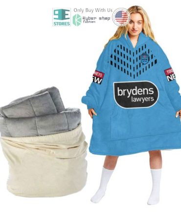 Best Personalized State Of Origin New South Wales Blues Nswrl Hooded Blanet Hoodie