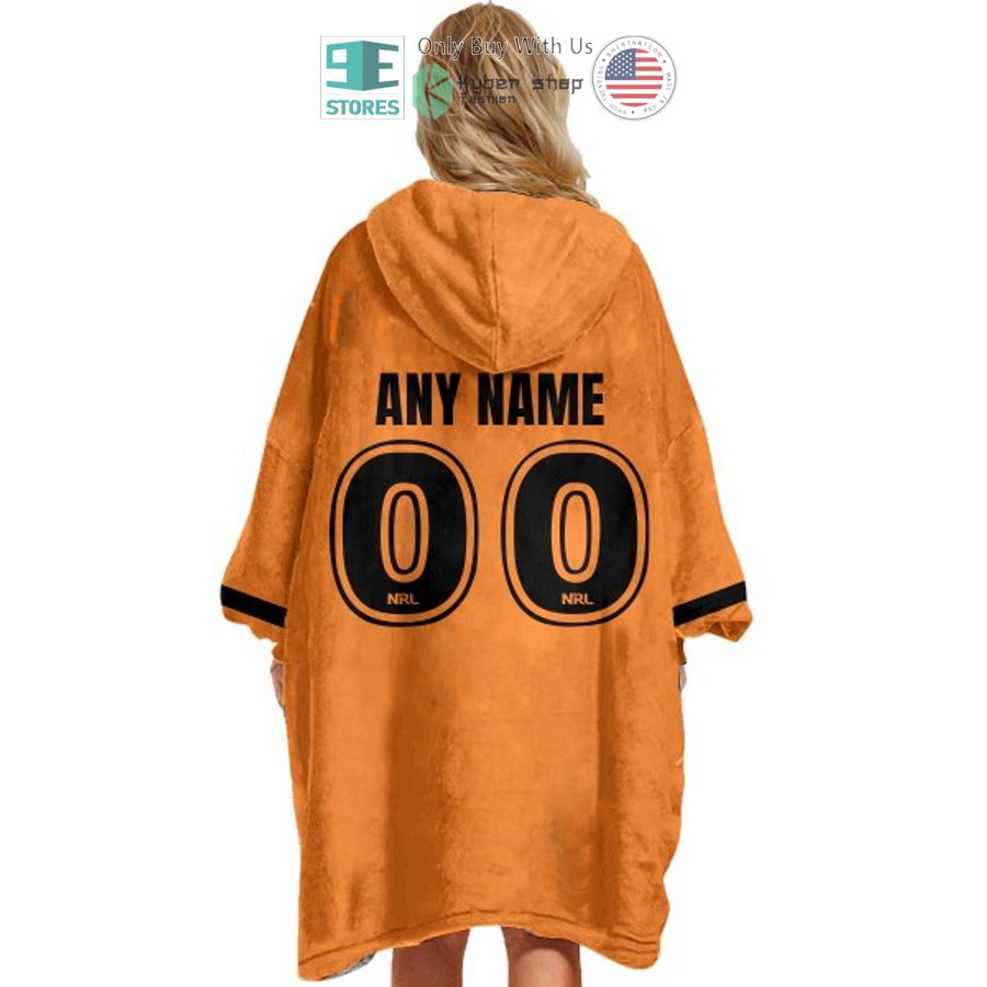 Best Personalized Tigers Heritage Orange Hooded Blanet Hoodie - Image 6