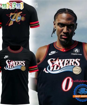 Philadelphia 76Ers Sixers Hardwood Classic Edition Uniform T Shirt