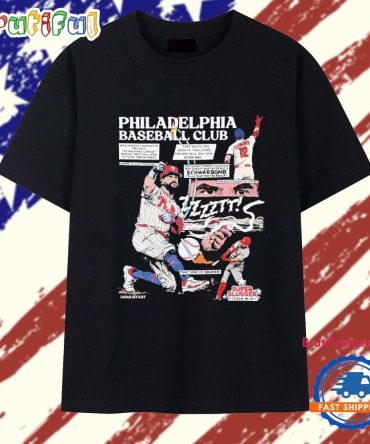 Philadelphia Baseball Club Schwarbomb Comic T Shirt