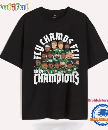 Philadelphia Eagles 2024 Champions Team Players Cartoon T Shirts