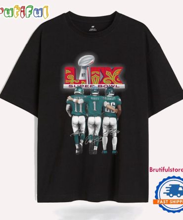 Philadelphia Eagles J Browns Hurts Barkley Super Bowl Lix T Shirt