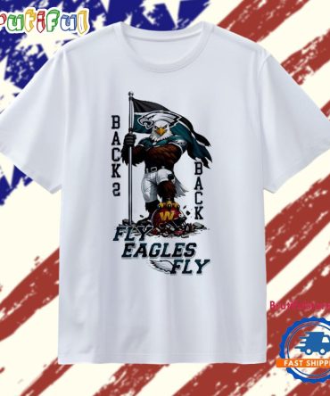 Philadelphia Eagles Nfl 2025 Nfc East Champions Mascot T Shirt