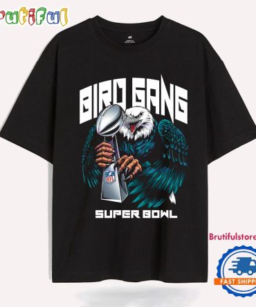 Philadelphia Eagles Super Bowl Trophy Bird Gang T Shirt