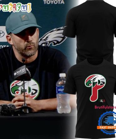 Philadelphia Eagles X Philadelphia Phillies Italia 2025 T Shirt