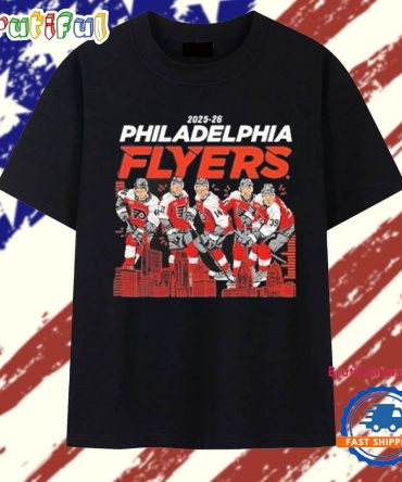 Philadelphia Flyers Sport Team Player 2025 2026 T Shirt