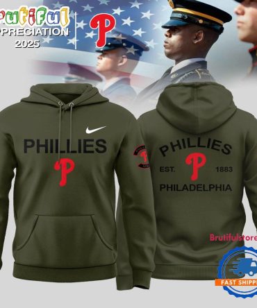 Philadelphia Phillies 2025 Military Appreciation Limited Edition Hoodie