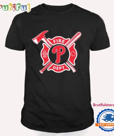 Philadelphia Phillies Fire Dept T Shirt