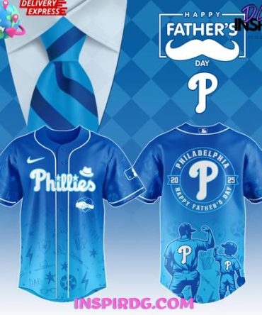 Celebrate Father'S Day: Philadelphia Phillies Blue Jersey - Perfect Gift For Dad!