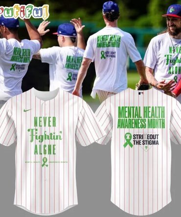 Philadelphia Phillies Mental Health Awareness Month 2025 Baseball Jersey