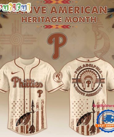 Philadelphia Phillies Native American Heritage Limited Baseball Jersey